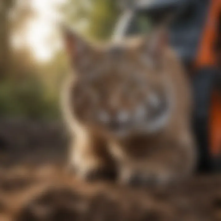 Close-up of Bobcat Work Cat's advanced features