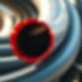 Flexible and Durable Bulk PEX Tubing Close-up of bulk PEX tubing showcasing its flexibility and durability