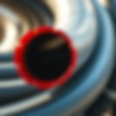 Flexible and Durable Bulk PEX Tubing Close-up of bulk PEX tubing showcasing its flexibility and durability