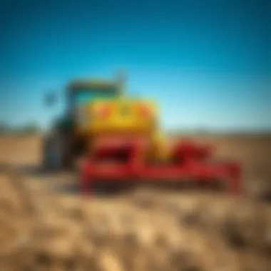 Bush Hog Disk in Agricultural Use Bush hog disk in action on a farm field, effectively tilling the soil.