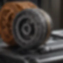 Close-up view of the Central Machinery Bead Roller showcasing its intricate design.
