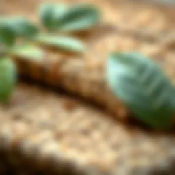 Coco mat showcasing the texture of coconut coir