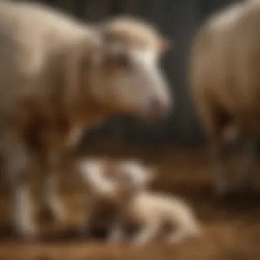Prevention Strategies for Ewe Prolapse Visual guide to effective prevention strategies for ewe prolapse during lambing.