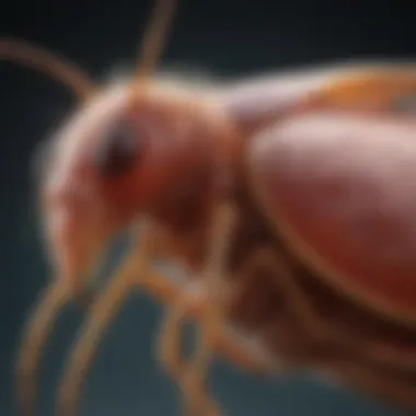 Anatomy of Fleas and Ticks Detailed illustration of flea and tick anatomy