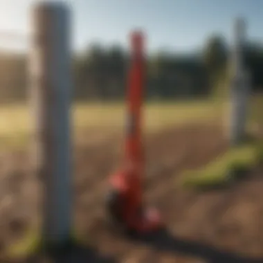 Variety of Electric Fence Post Pullers Different types of electric fence post pullers