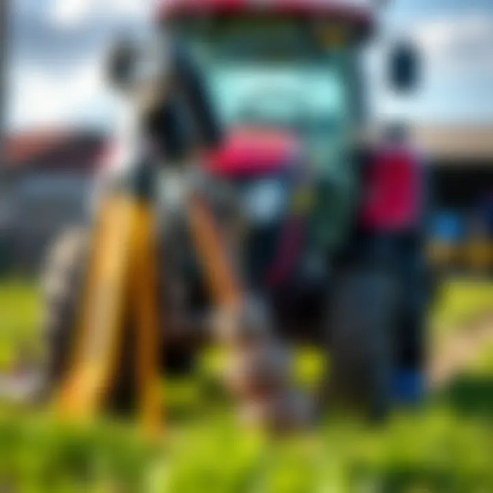 Maintenance tools and accessories for tractor upkeep