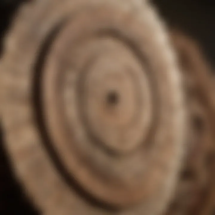 Close-up of a cordwood saw blade showcasing the teeth design