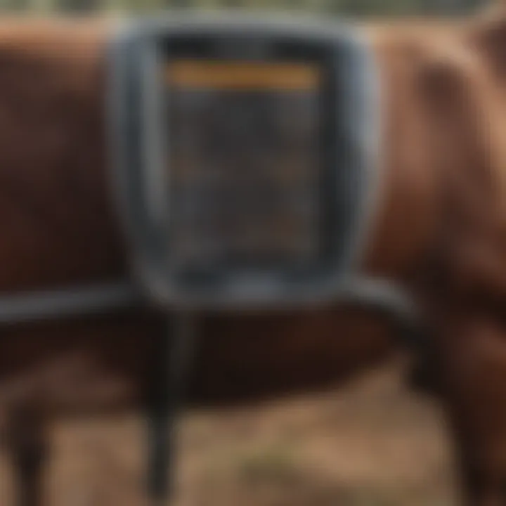 Cattle management software interface