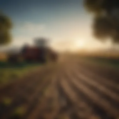 Landscape showcasing sustainable farming techniques