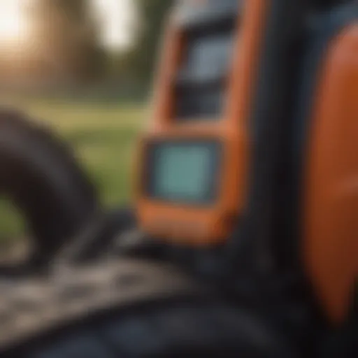 Detailed view of the Kubota DPF Reset Tool highlighting its features