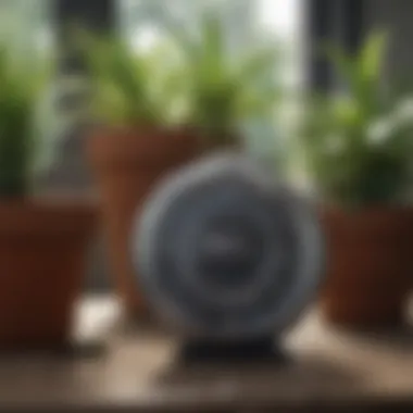 Utilizing a Water Meter for Indoor Plants Indoor plant water meter in use
