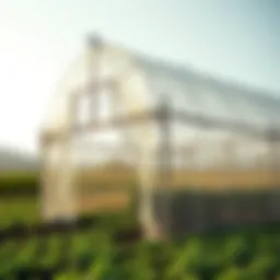 Net house structure showcasing its design and function