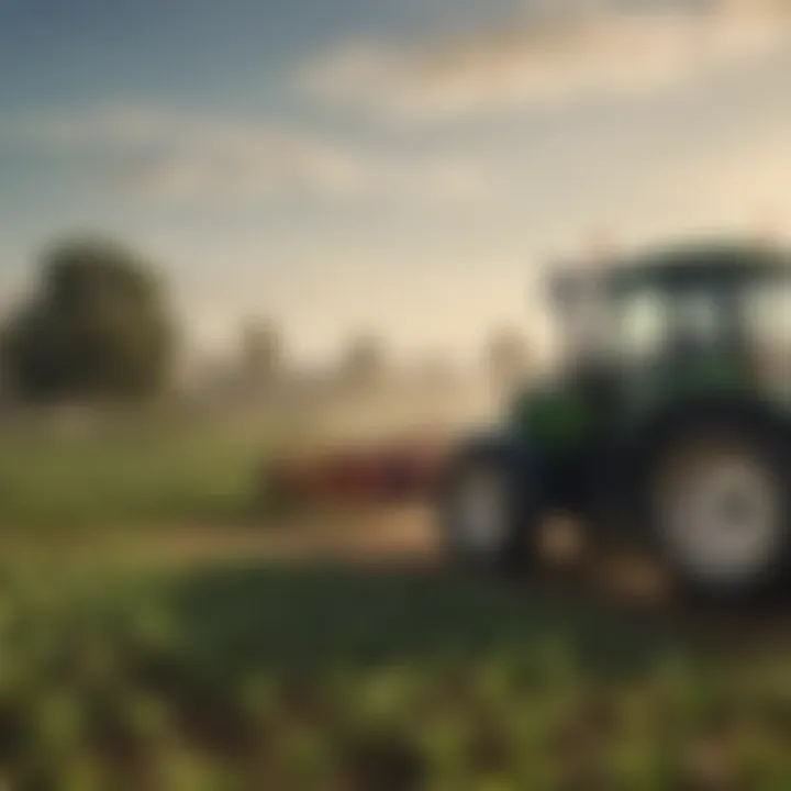 An agricultural professional applying Corteva's fungicide in a field.