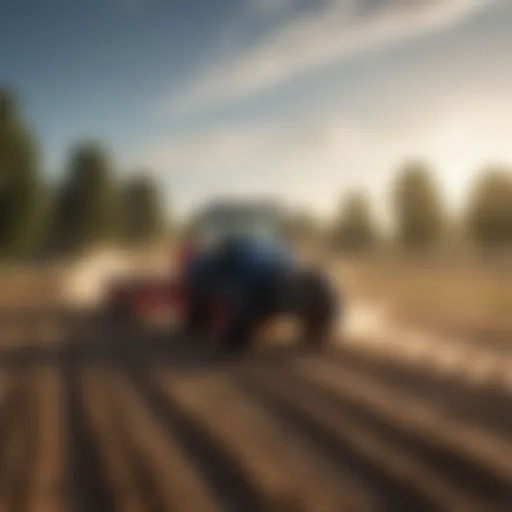 Precision autosteer technology in action on a farm