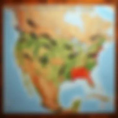 Critical Habitats for Endangered Fish Map highlighting critical habitats for endangered fish in the U.S.