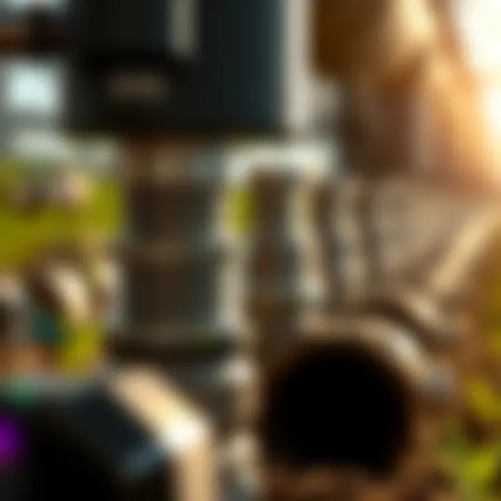 Quality Components of DIG Irrigation Close-up of DIG irrigation components showcasing quality and design