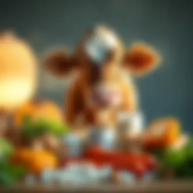 Making Informed Dietary Choices for Joint Health A conceptual graphic representing informed decision-making in diet