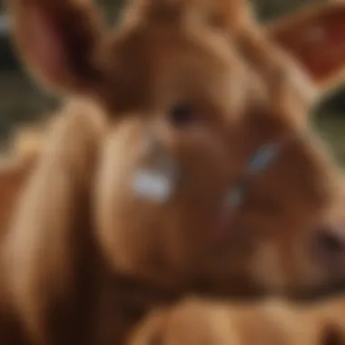 An infographic illustrating the importance of ear tags in traceability and biosecurity in livestock management.