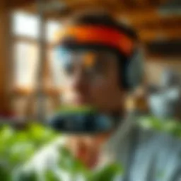 Innovative agricultural technology showcasing a prototype