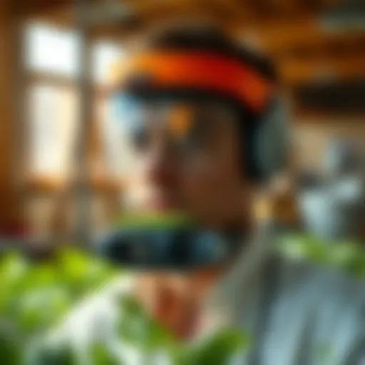 Innovative agricultural technology showcasing a prototype