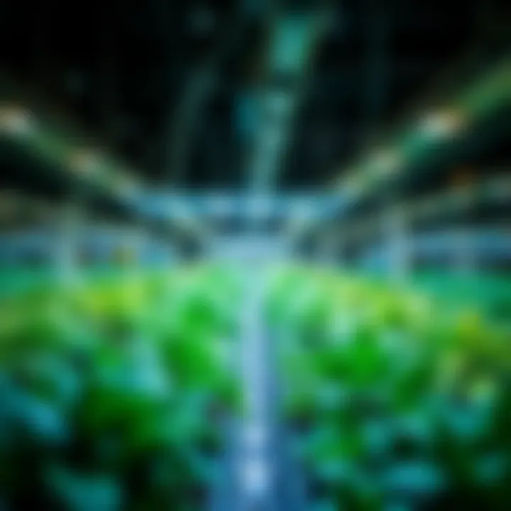 Diagram showcasing the technology behind energy-efficient grow lights.