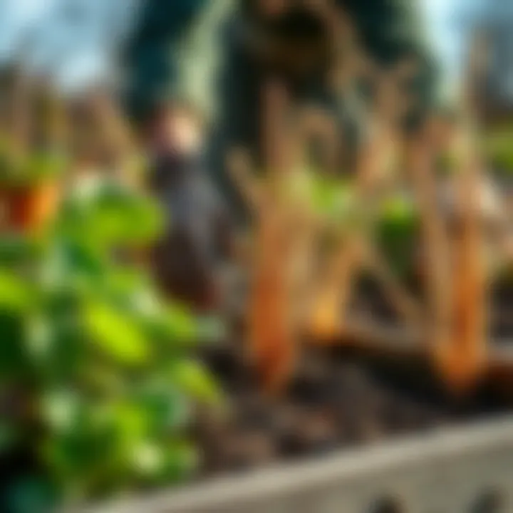 Maintenance practices for Earth Box gardening