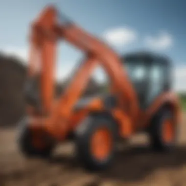 Maintenance procedure for a Kubota backhoe attachment