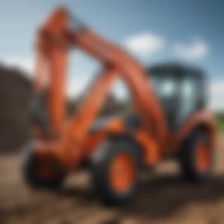 Maintenance procedure for a Kubota backhoe attachment