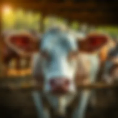 Infographic on feed production and its environmental effects