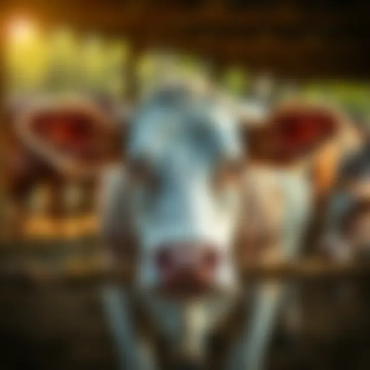 Infographic on feed production and its environmental effects