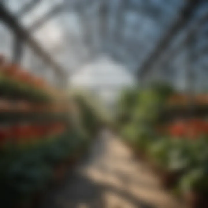 High-tech solutions integrated into greenhouse environments