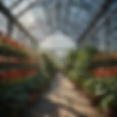 Technology Integration in Greenhouse Environments High-tech solutions integrated into greenhouse environments