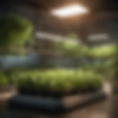 Hydroponic System Setup Overview of a hydroponic system setup