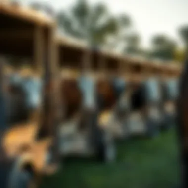 Different types of cattle trailers displayed for comparison
