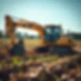 The Role of Machinery in Modern Agriculture Excavating machinery in agricultural land