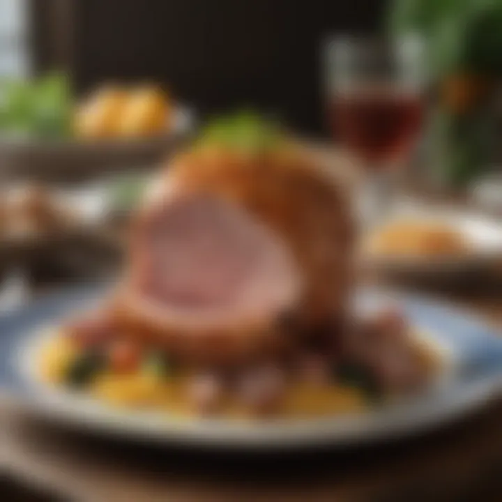 A beautifully plated dish featuring heritage pork, illustrating its culinary appeal
