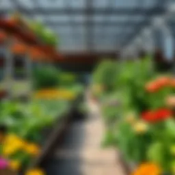 Vibrant Florida nursery showcasing a variety of plants