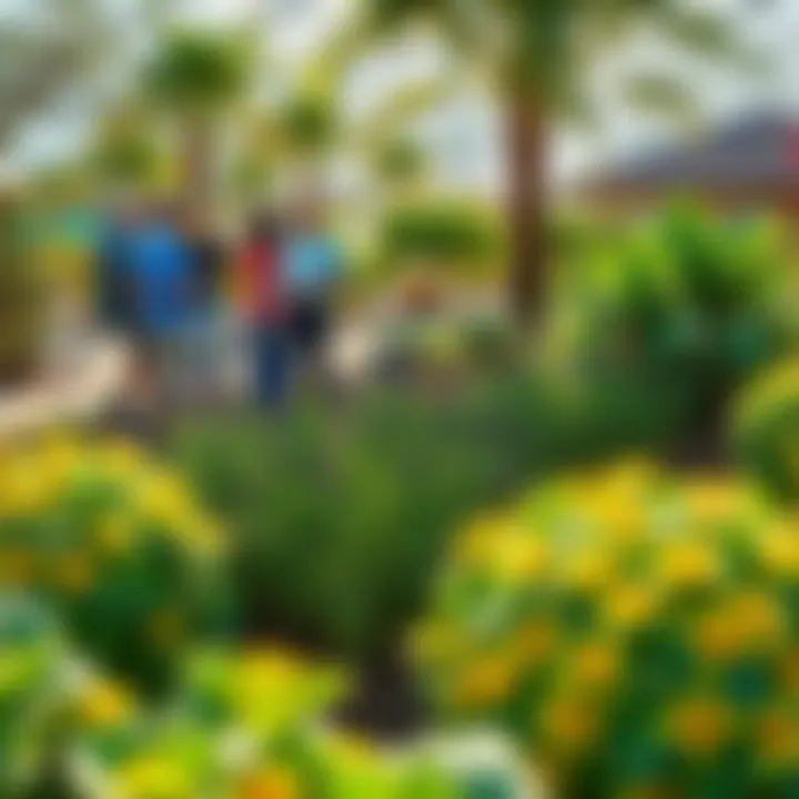Sustainable Gardening in Florida Healthy, thriving garden showcasing sustainable practices