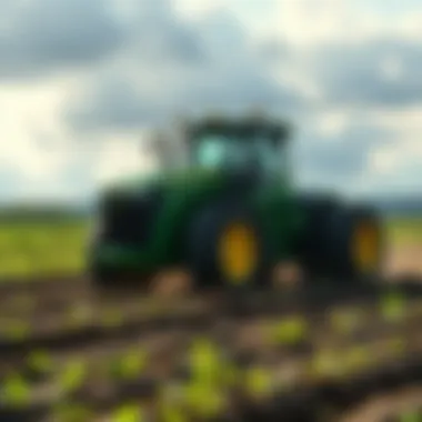 Farm fields showcasing enhanced mobility with X Tweel