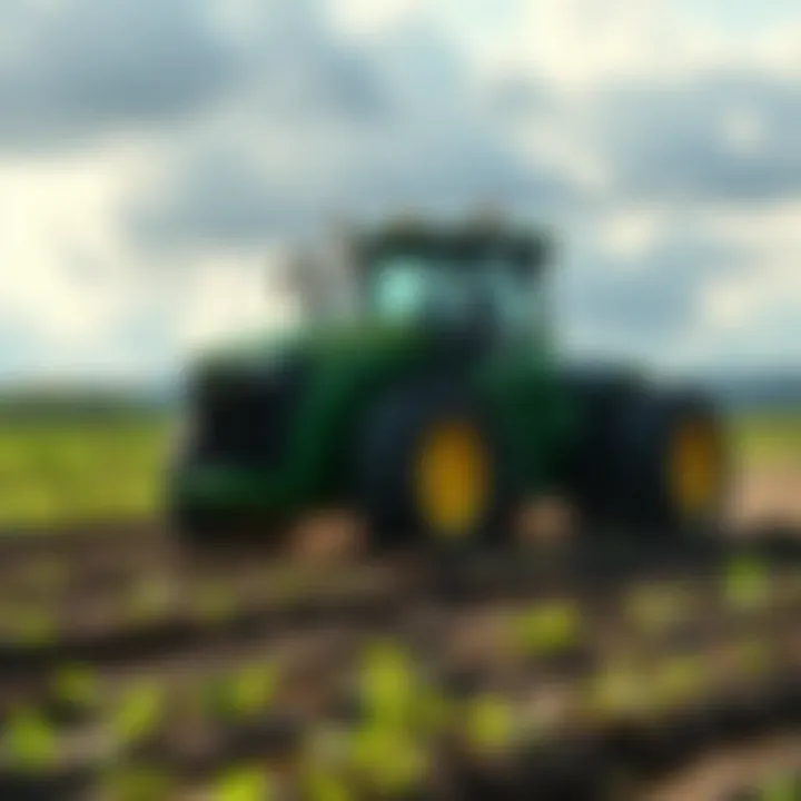 Farm fields showcasing enhanced mobility with X Tweel