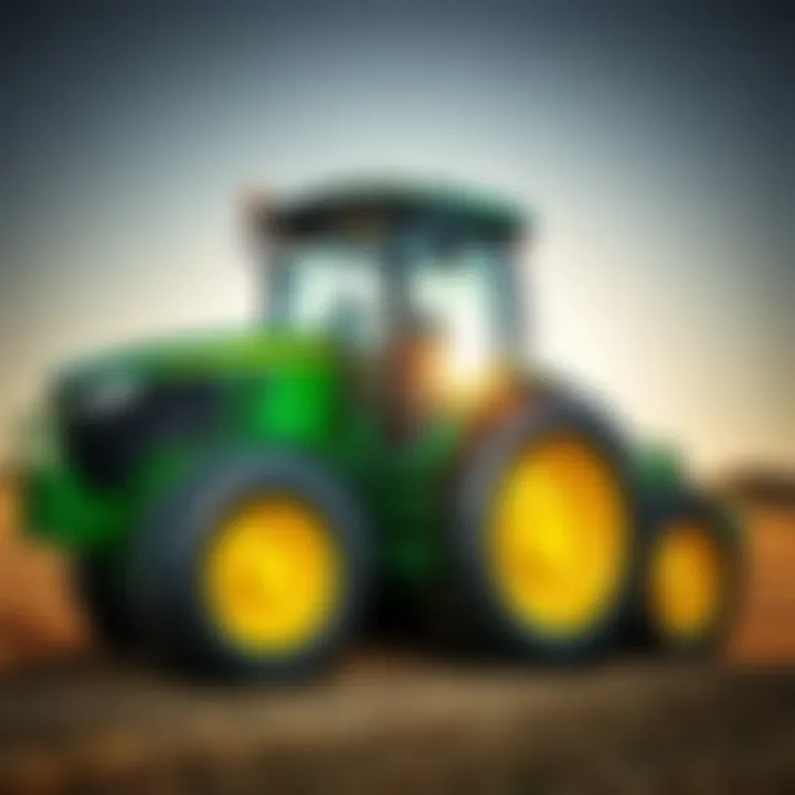 John Deere equipment utilizing Michelin X Tweel technology
