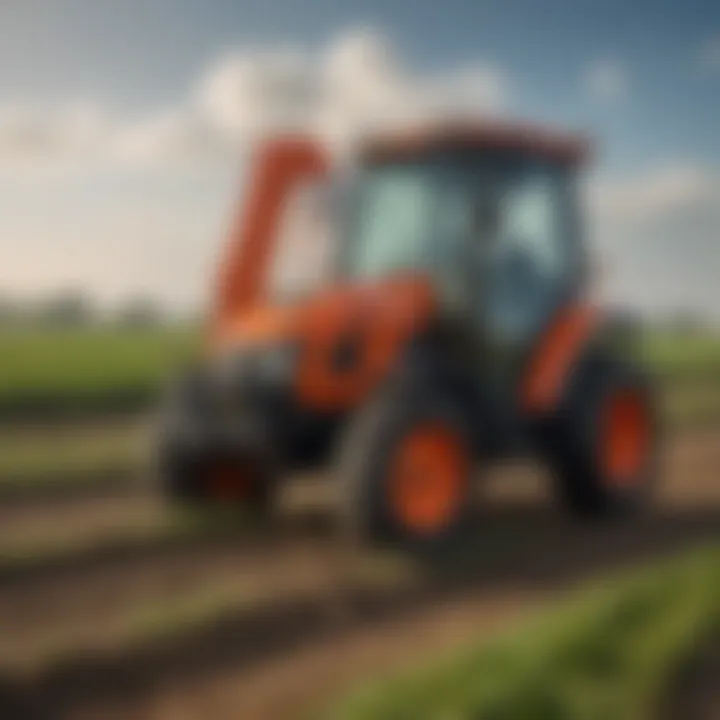 A range of implements compatible with the Kubota BX Series