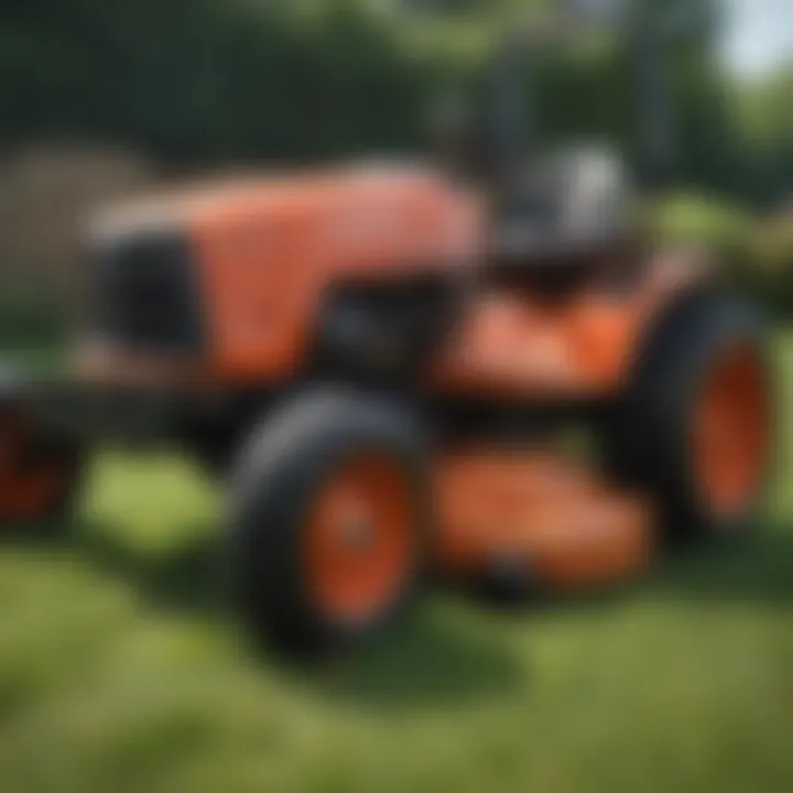 Comparative analysis of mower part types