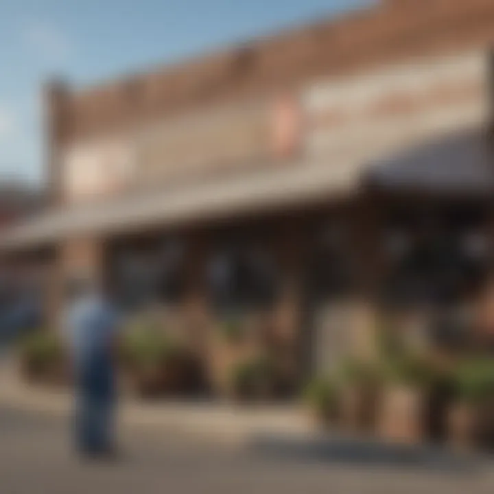 A scenic view of Greeneville, TN, showcasing local businesses