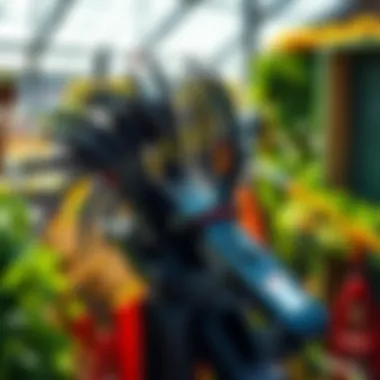 Innovative Horticultural Tools at Sloan Implement Innovative horticultural tools on display