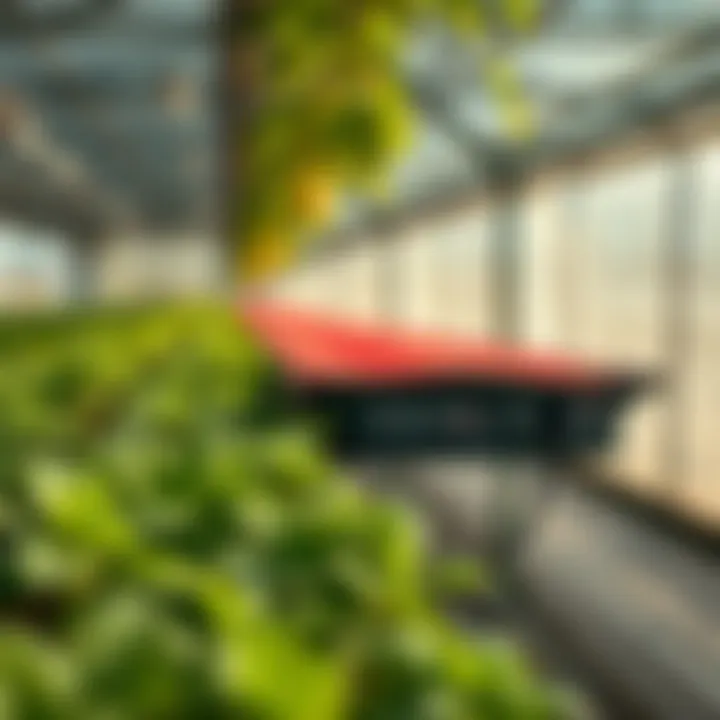 K&H Heat Pad in a greenhouse setting