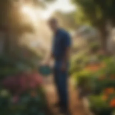 Community Engagement Through Gardening A lush community garden benefiting local residents
