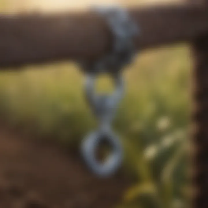 Short shank chain bit in use within a modern agricultural setting