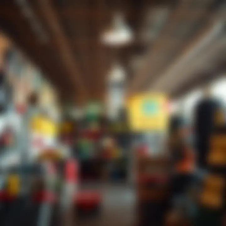 Interior View of Tractor Supply Store Tractor Supply store interior displaying agricultural equipment and tools