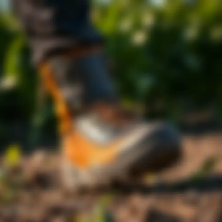 Technologically Enhanced Safety Footwear Advanced technology footwear for enhanced safety in farming